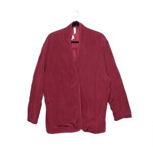 LULULEMON Lab Rappu Wrap Zesty Auburn Reversible Lined Wrap Jacket Women's 10